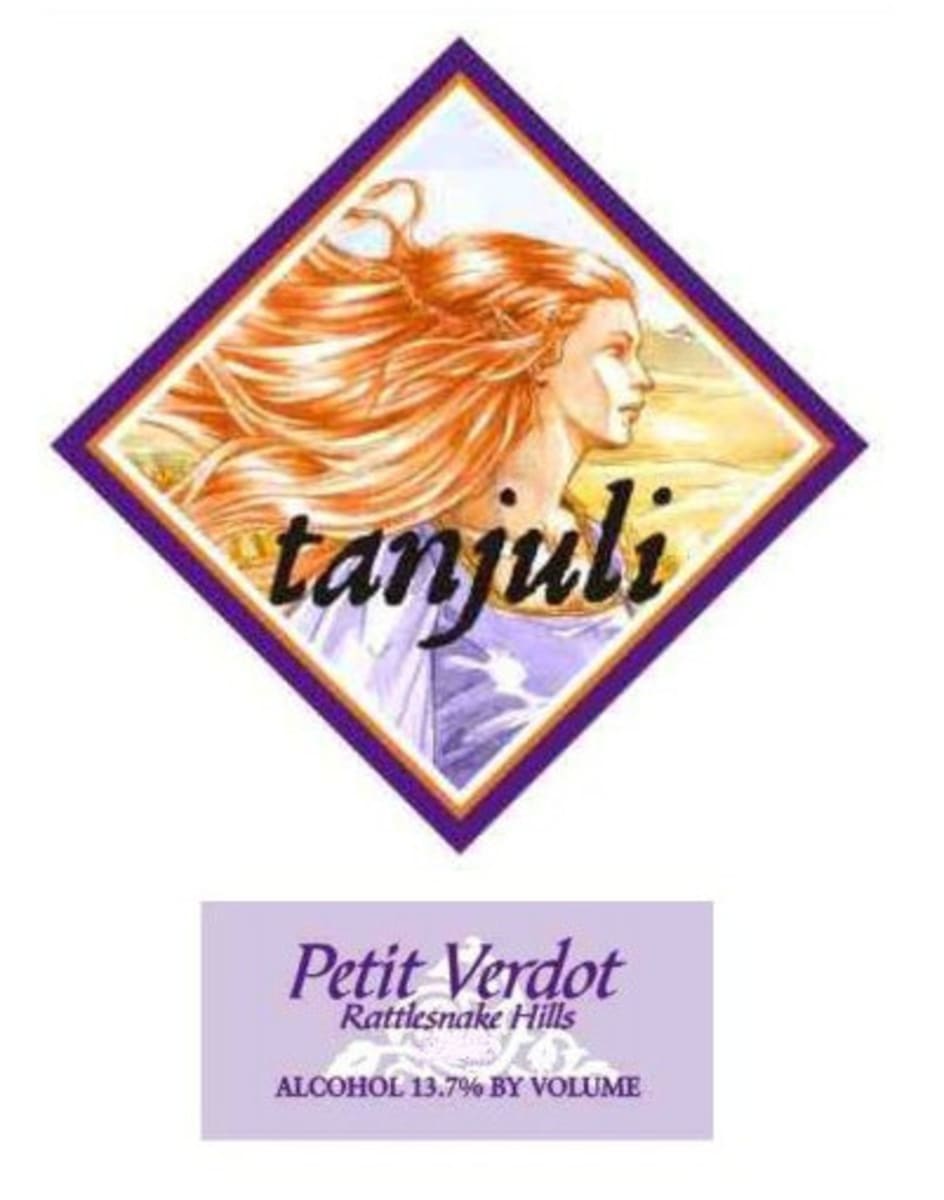 Tanjuli Petit Verdot 2008 Front Label