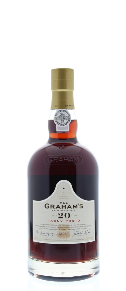 Graham's 20 Year Old Tawny Port Front Bottle Shot