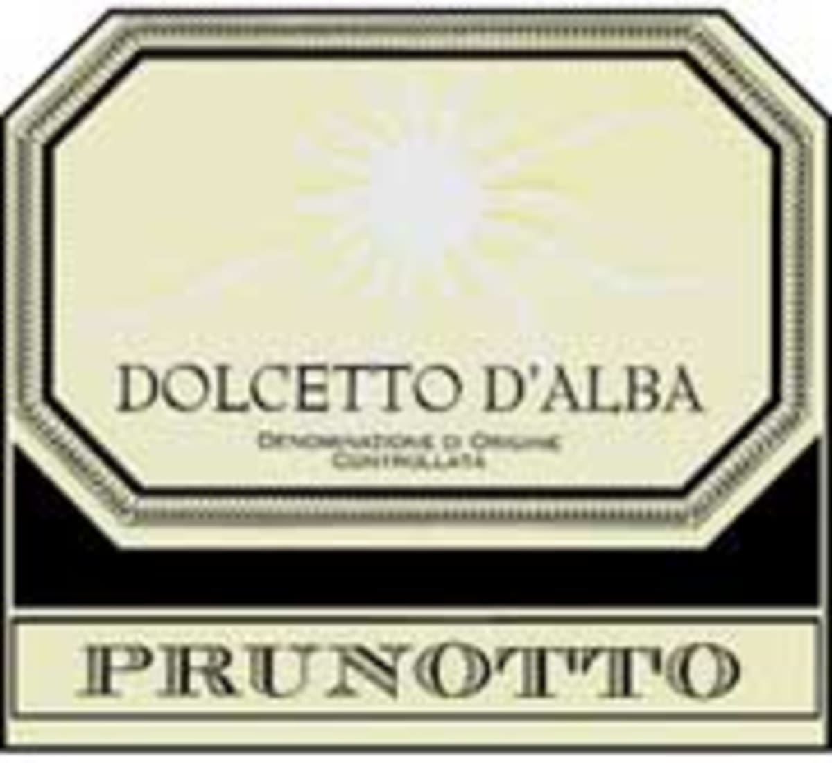 Prunotto Dolcetto d'Alba 2002 Front Label