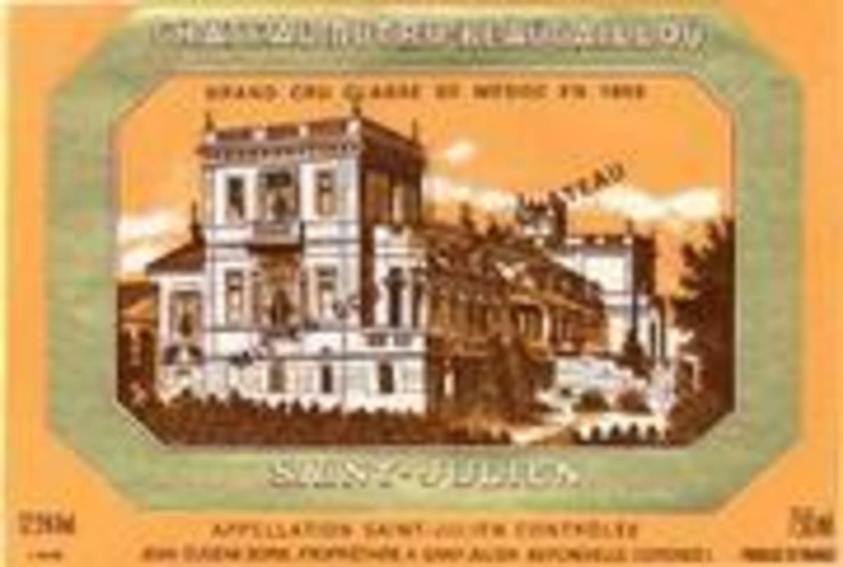 Chateau Ducru-Beaucaillou (stained label) 1982 Front Label