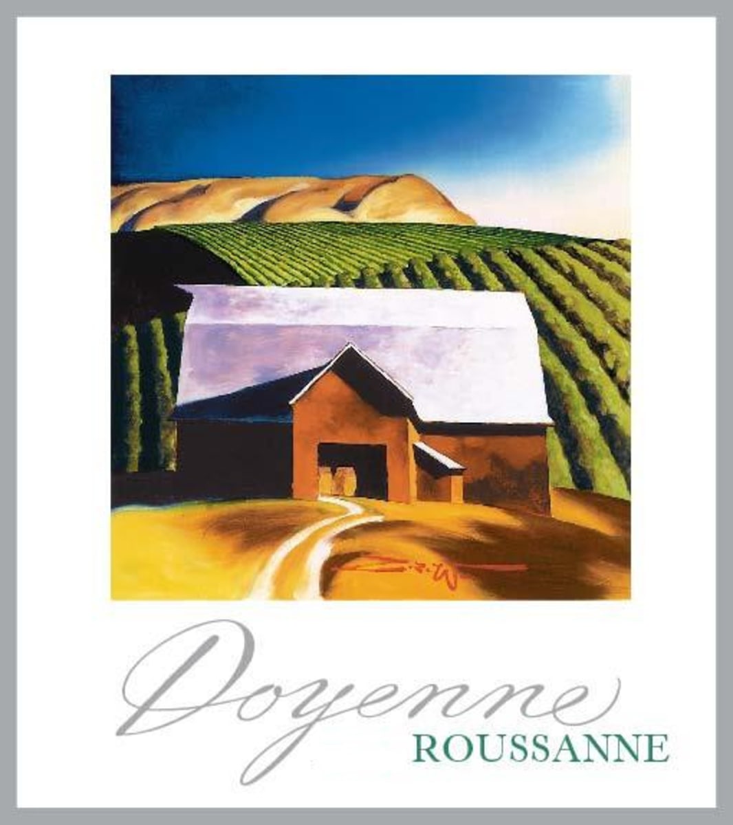 DeLille Doyenne Roussanne 2015 Front Label
