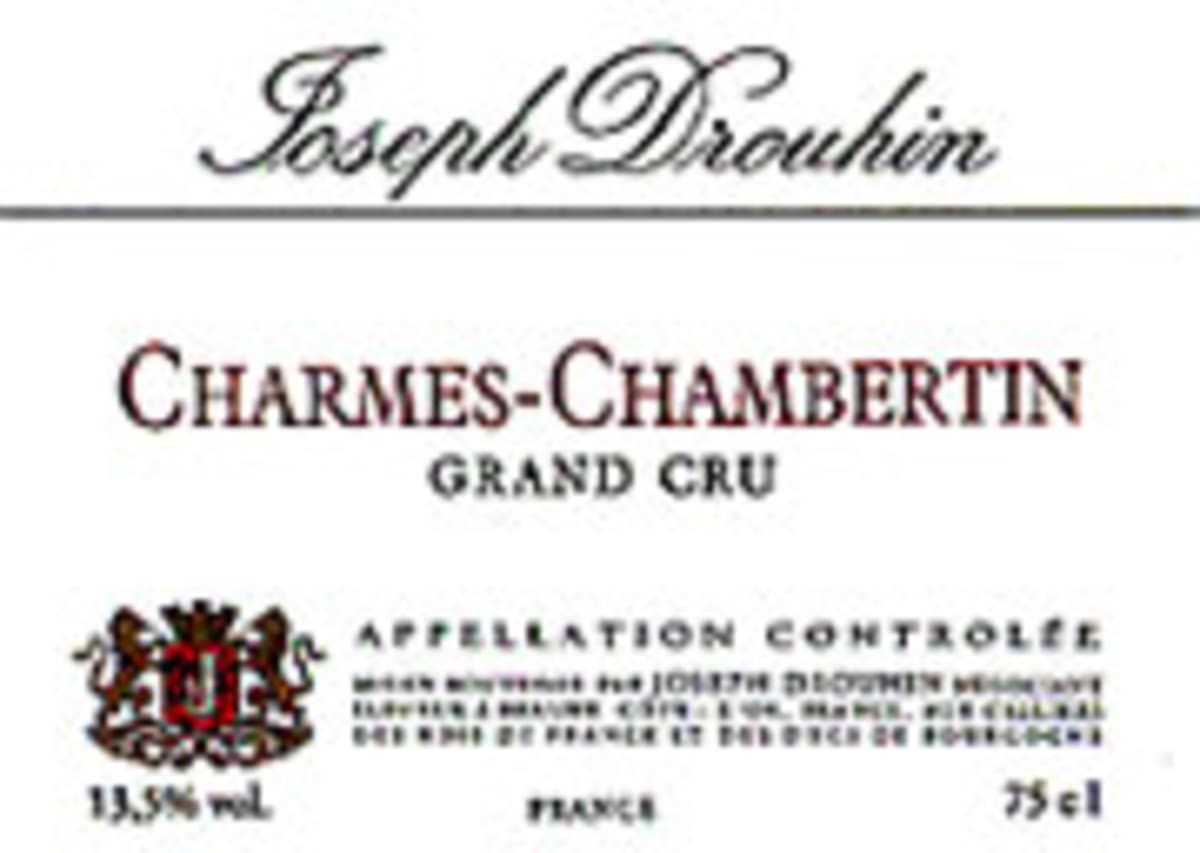 Joseph Drouhin Charmes Chambertin 2002 Front Label