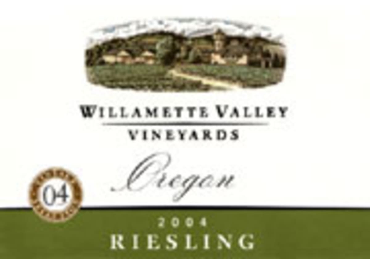 Willamette Valley Vineyards Riesling 2004 Front Label