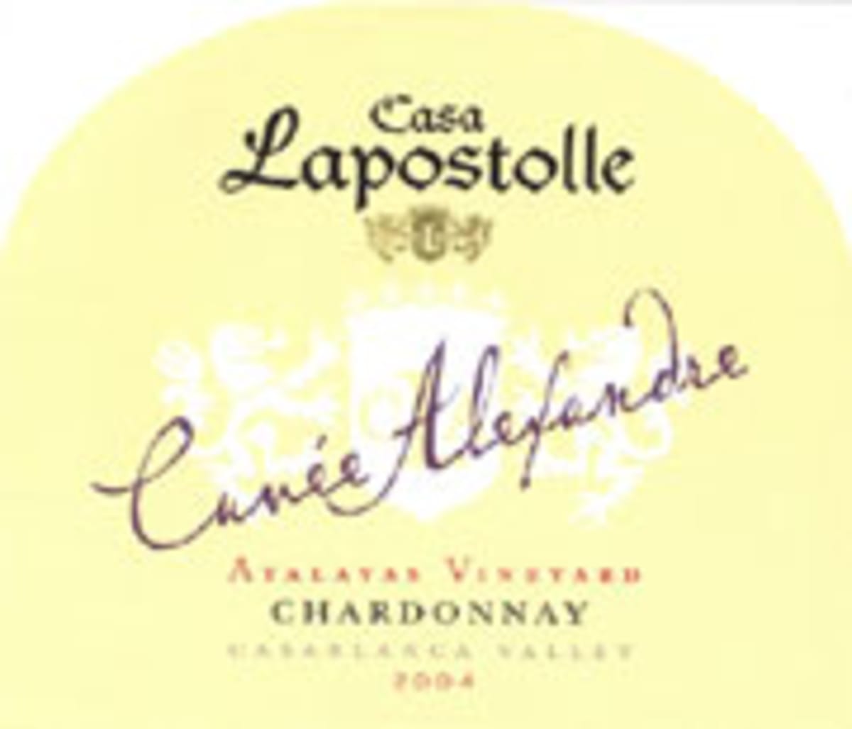 Lapostolle Cuvee Alexandre Chardonnay 2004 Front Label