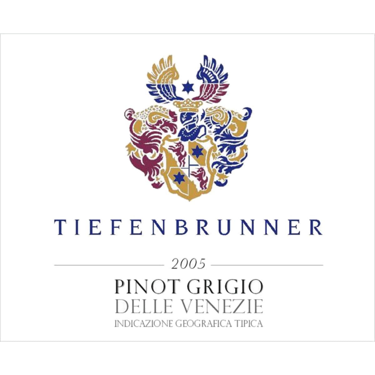 Tiefenbrunner Pinot Grigio 2005 Front Label
