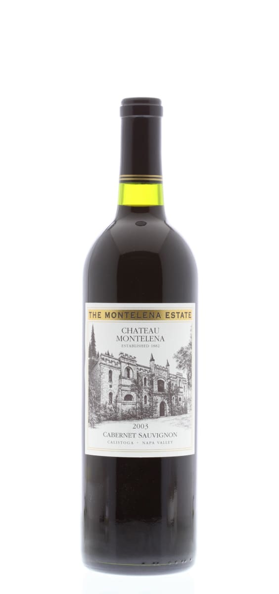 Chateau Montelena Estate Cabernet Sauvignon 2003 Front Bottle Shot