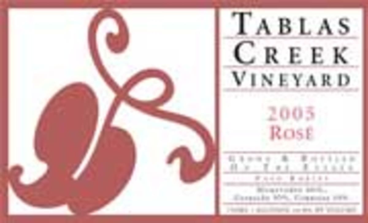 Tablas Creek Tablas Estate Rose 2005 Front Label
