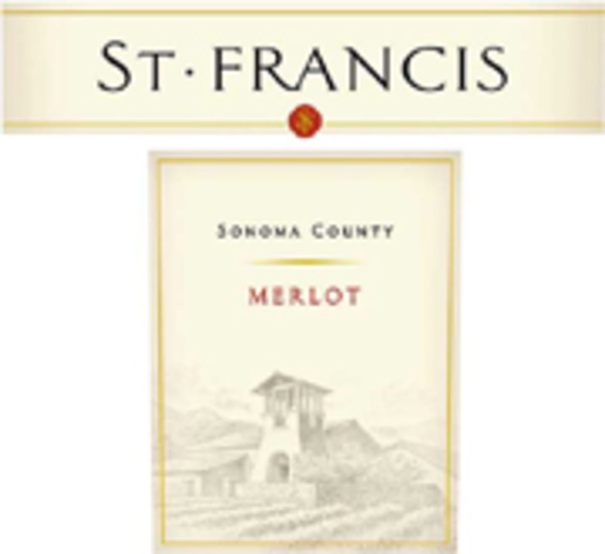 St. Francis Merlot 2003 Front Label