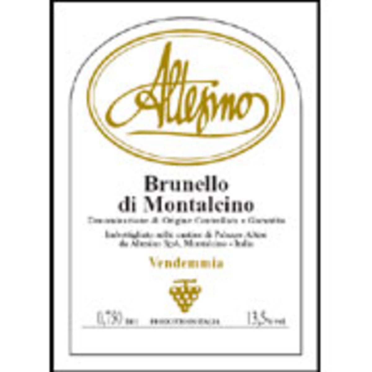 Altesino Brunello di Montalcino 2004 Front Label