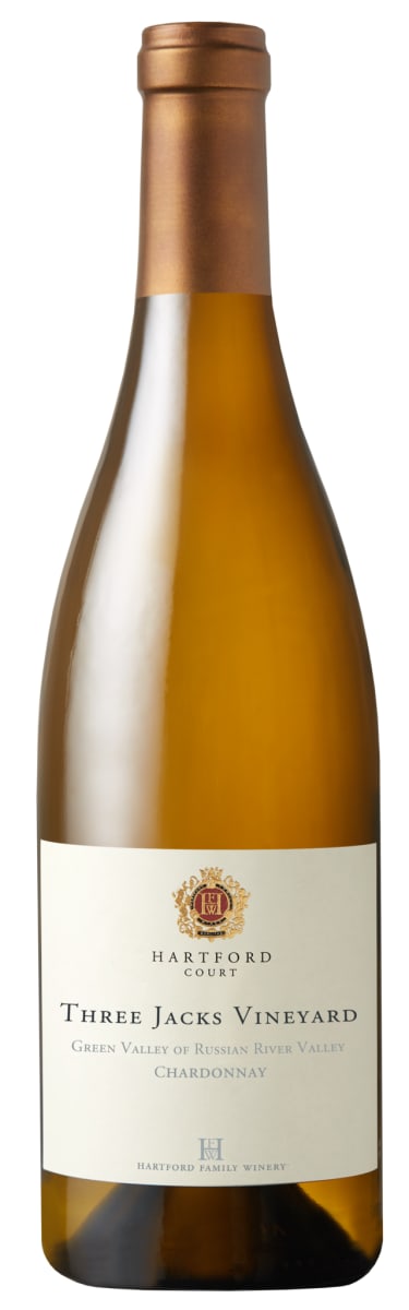 Hartford Court Three Jacks Chardonnay 2018  Front Bottle Shot