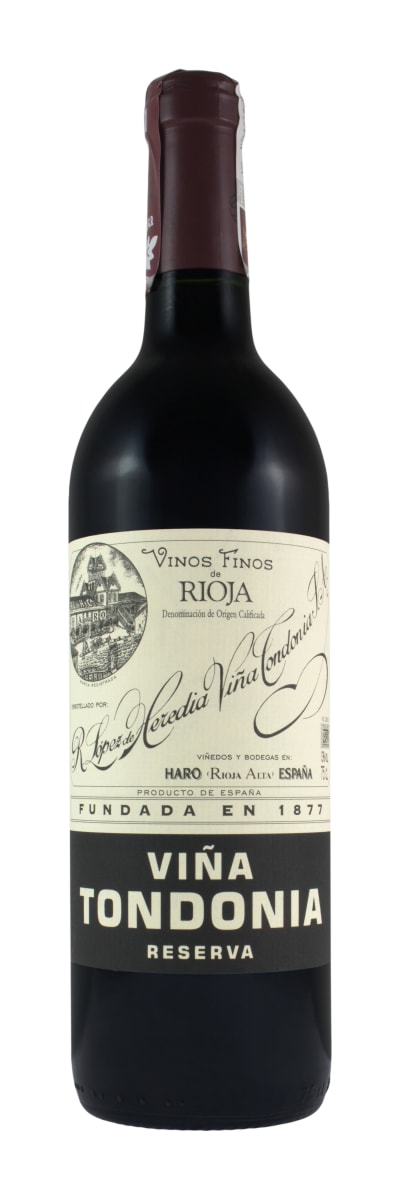 R. Lopez de Heredia Rioja Vina Tondonia Reserva 2008  Front Bottle Shot