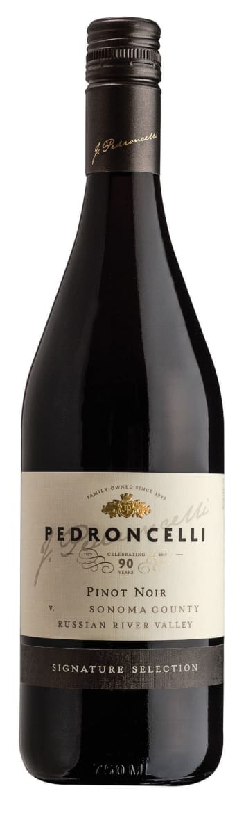 Pedroncelli Russian River Pinot Noir 2021  Front Bottle Shot