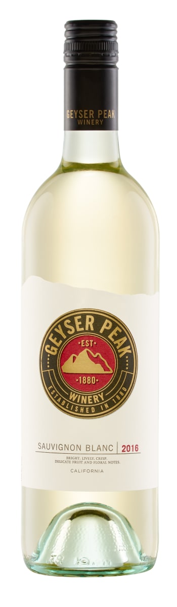 Geyser Peak Sauvignon Blanc 2016 Front Bottle Shot