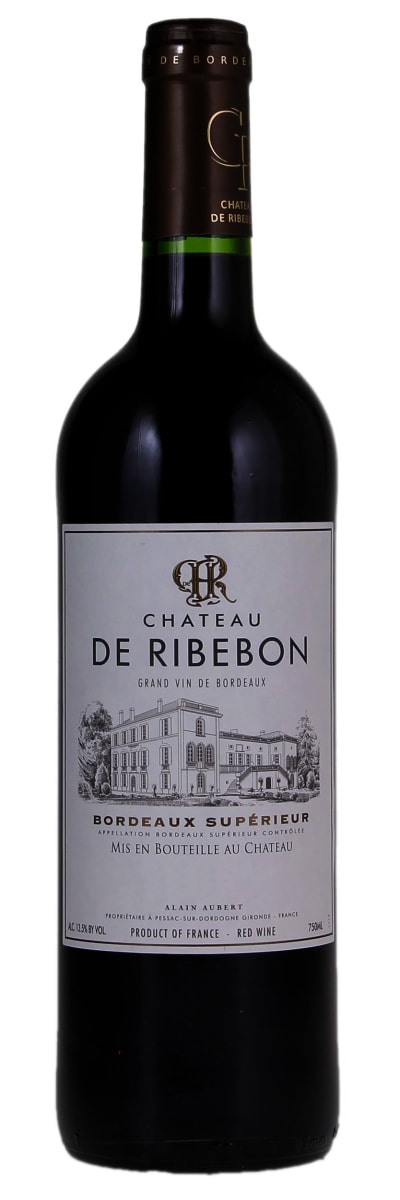 Chateau de Ribebon Bordeaux Superieur 2018  Front Bottle Shot