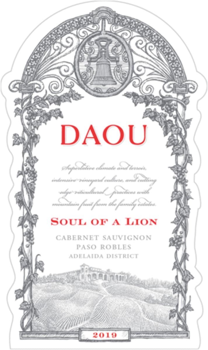 DAOU Soul of a Lion (375ML half-bottle) 2019  Front Label