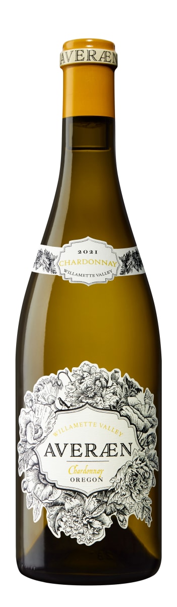 Averaen Willamette Valley Chardonnay 2021  Front Bottle Shot