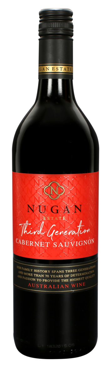 Nugan Estate Third Generation Cabernet Sauvignon 2020  Front Bottle Shot