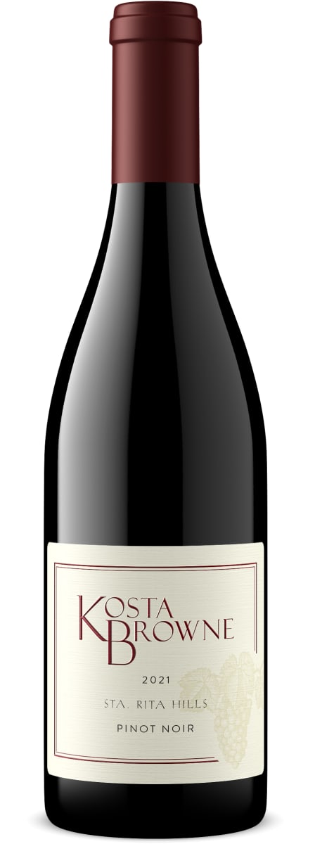 Kosta Browne Sta. Rita Hills Pinot Noir 2021  Front Bottle Shot