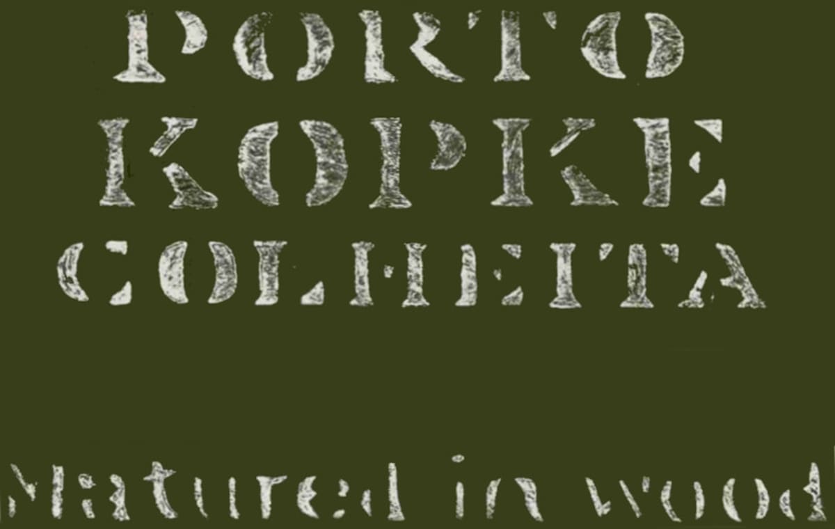 Kopke Colheita Porto 1961 Front Label