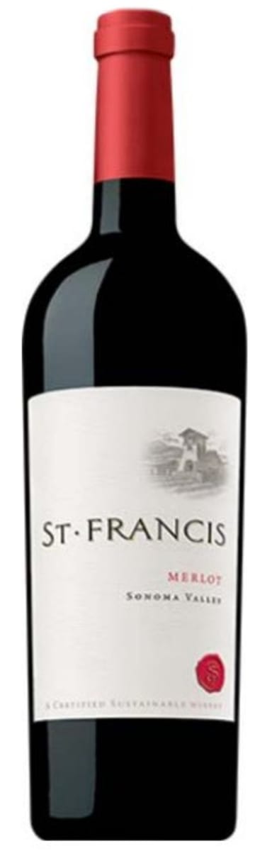 St. Francis Merlot 2014 Front Bottle Shot