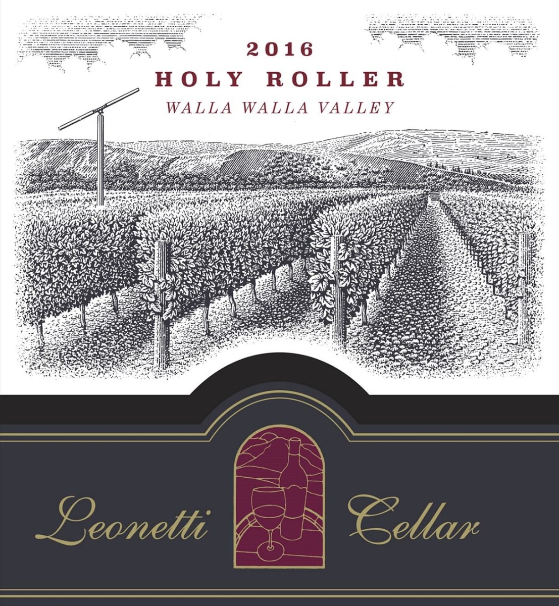 Leonetti Holy Roller 2016  Front Label