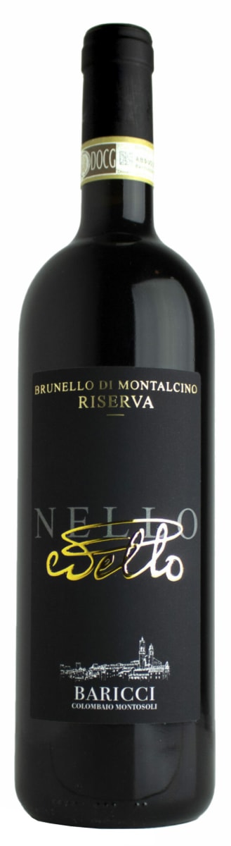 Baricci Colombaio Montosoli Brunello di Montalcino Nello Riserva 2015  Front Bottle Shot