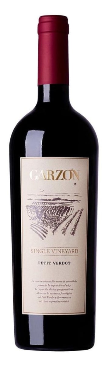 Bodega Garzon Uruguay Single Vineyard Petit Verdot 2017 Front Bottle Shot