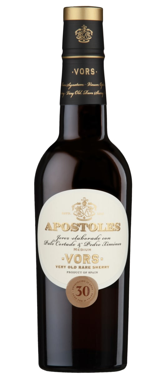 Gonzalez Byass Apostoles Palo Cortado Sherry (375ML half-bottle)  Front Bottle Shot