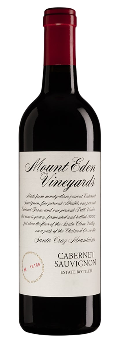 Mount Eden Vineyards Estate Cabernet Sauvignon 2018  Front Bottle Shot