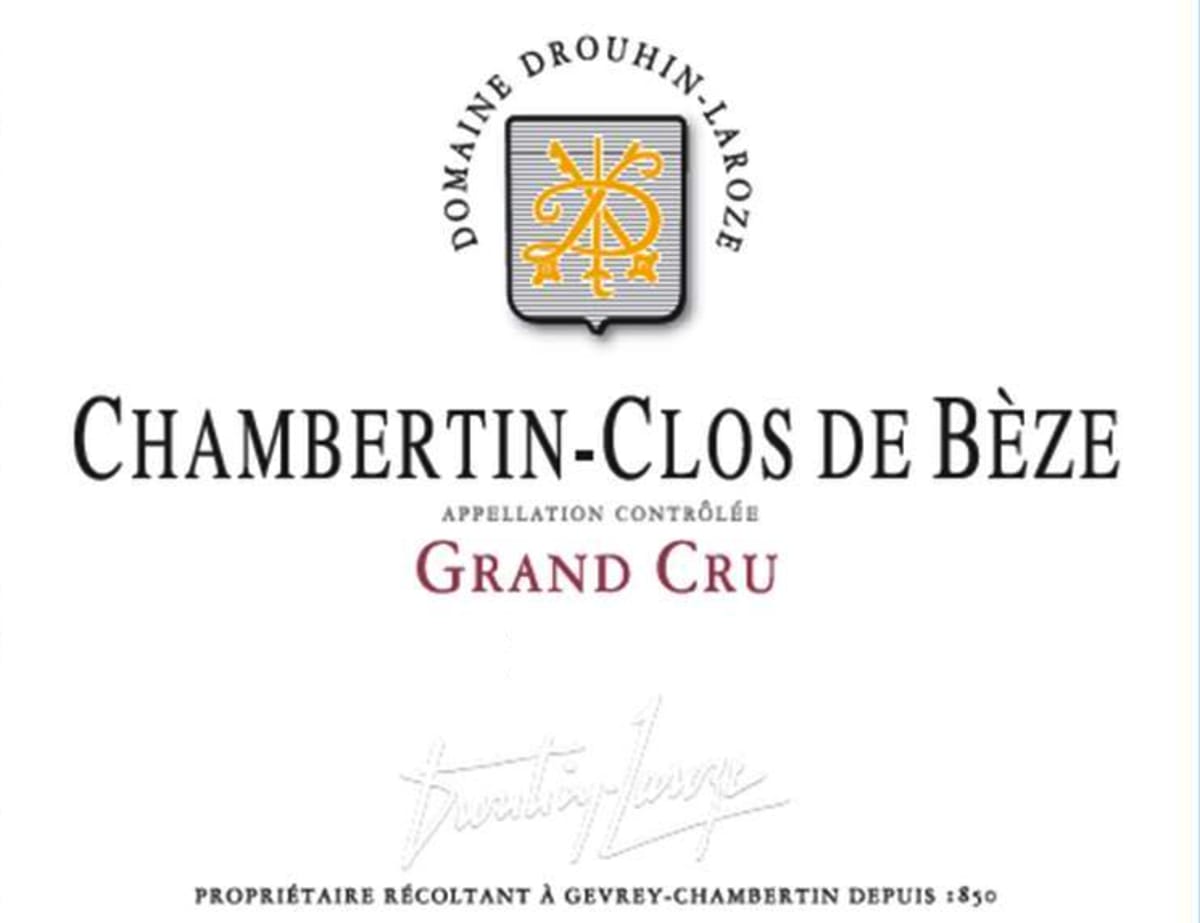 Domaine Drouhin-Laroze Chambertin-Clos de Beze Grand Cru (375ML half-bottle) 2021  Front Label