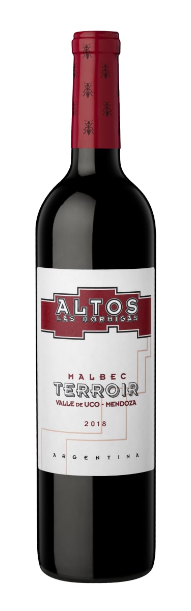 Altos las Hormigas Uco Valley Terroir Malbec 2018  Front Bottle Shot