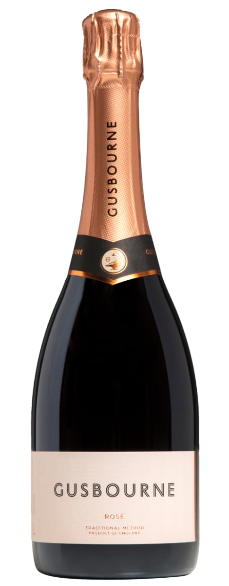 Gusbourne Brut Rose 2018  Front Bottle Shot