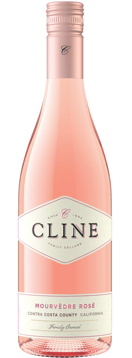 Cline Mourvedre Rose 2023  Front Bottle Shot