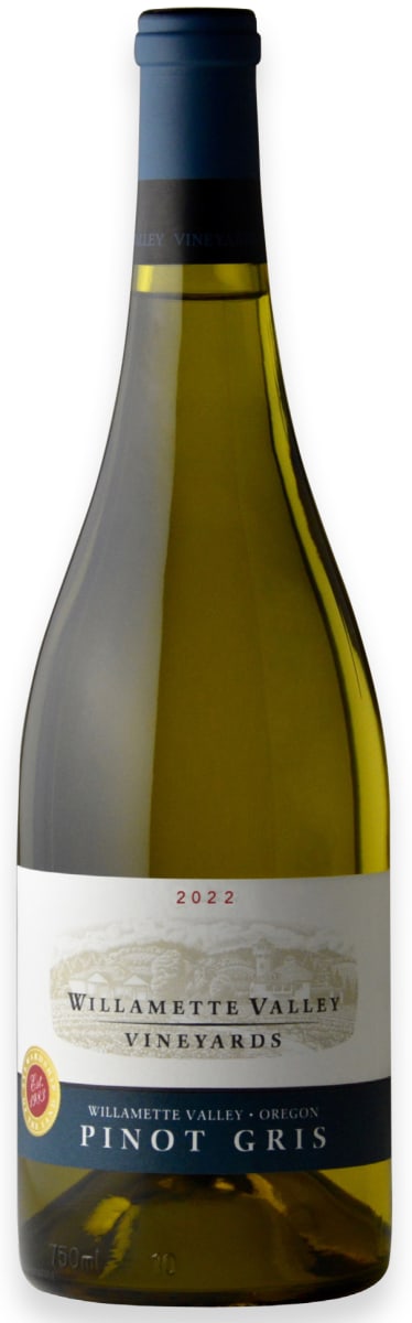 Willamette Valley Vineyards Pinot Gris 2022  Front Bottle Shot