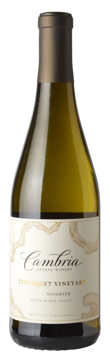 Cambria Tepusquet Vineyard Viognier 2018  Front Bottle Shot