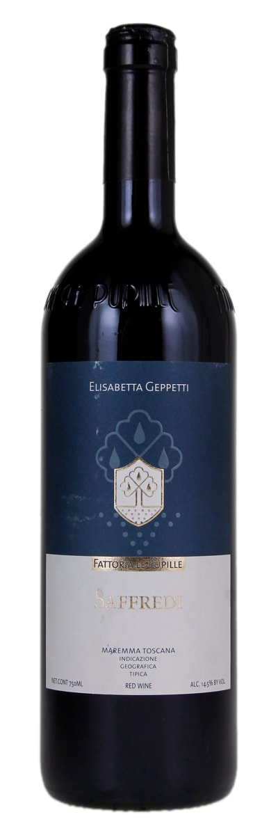 Fattoria Le Pupille Elisabetta Geppetti Saffredi (1.5 Liter Magnum) 2017  Front Bottle Shot