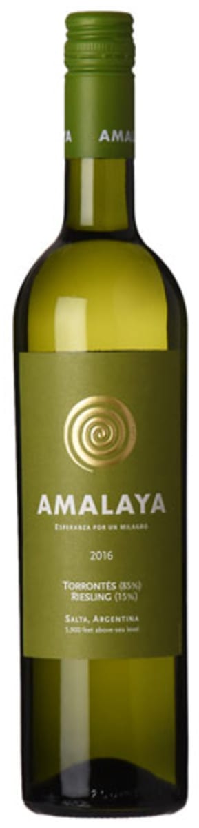 Amalaya Blanco 2016 Front Bottle Shot