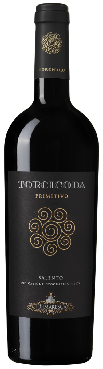 Tormaresca Torcicoda Primitivo 2017  Front Bottle Shot