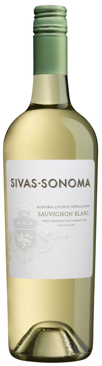 Sivas-Sonoma Sauvignon Blanc 2014 Front Bottle Shot