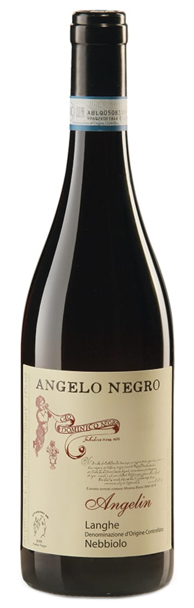 Angelo Negro Angelin Langhe Nebbiolo 2021  Front Bottle Shot
