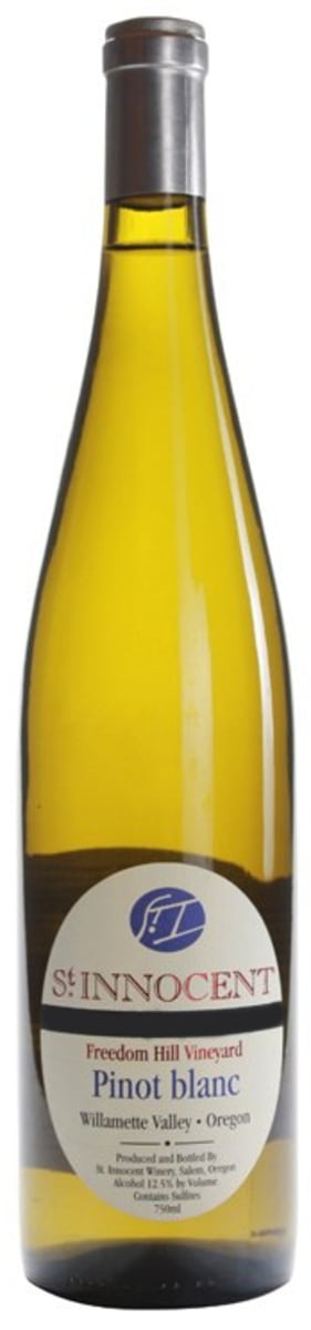 St. Innocent Freedom Hill Pinot Blanc 2016  Front Bottle Shot