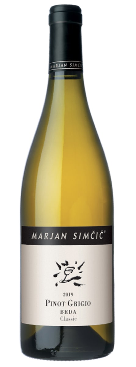 Marjan Simcic BRDA Classic Pinot Grigio 2020  Front Bottle Shot