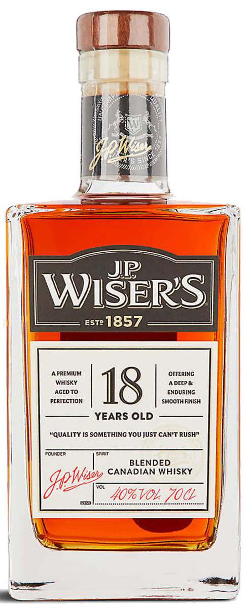 J.P. Wiser's Whisky Canada Rye Us 750m L Bottle, Whiskey