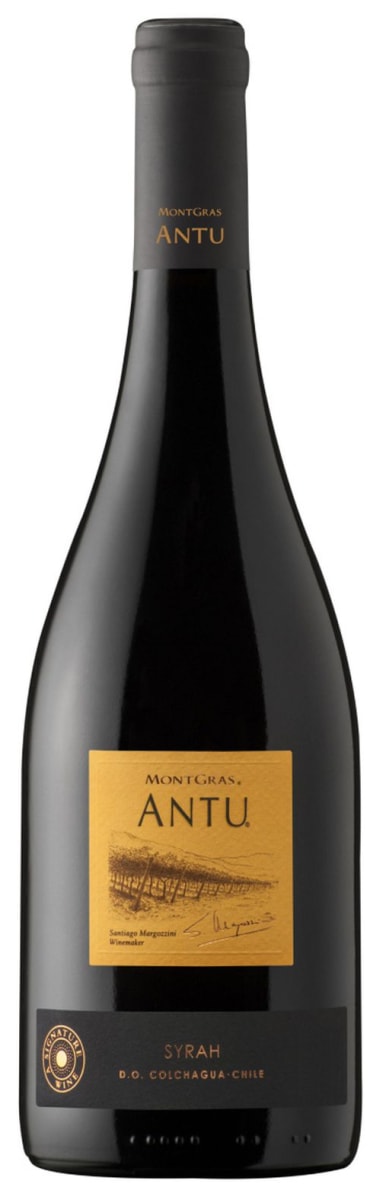 MontGras Antu Syrah 2017  Front Bottle Shot