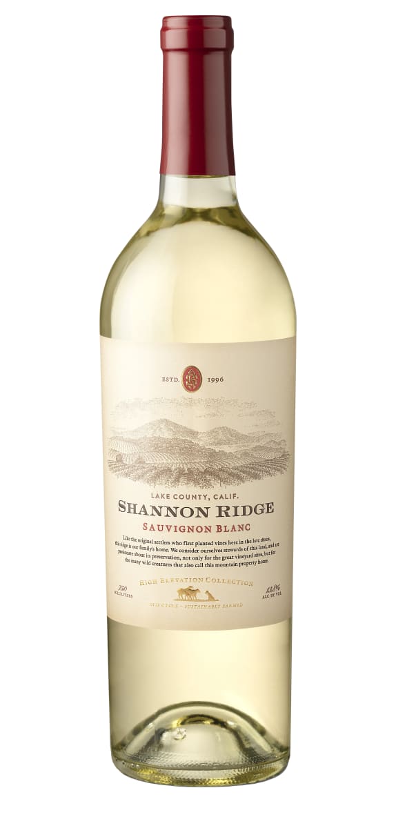Shannon Ridge High Elevation Sauvignon Blanc 2021  Front Bottle Shot
