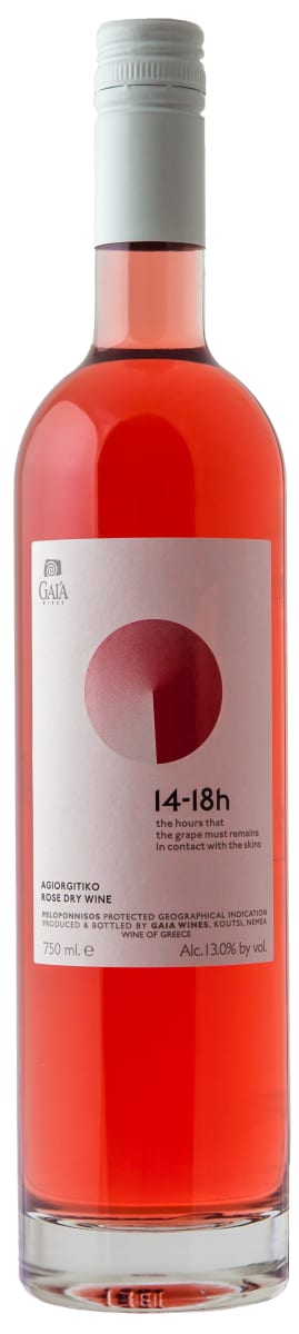 Gaia 14-18h Agiorgitiko Rose 2020  Front Bottle Shot