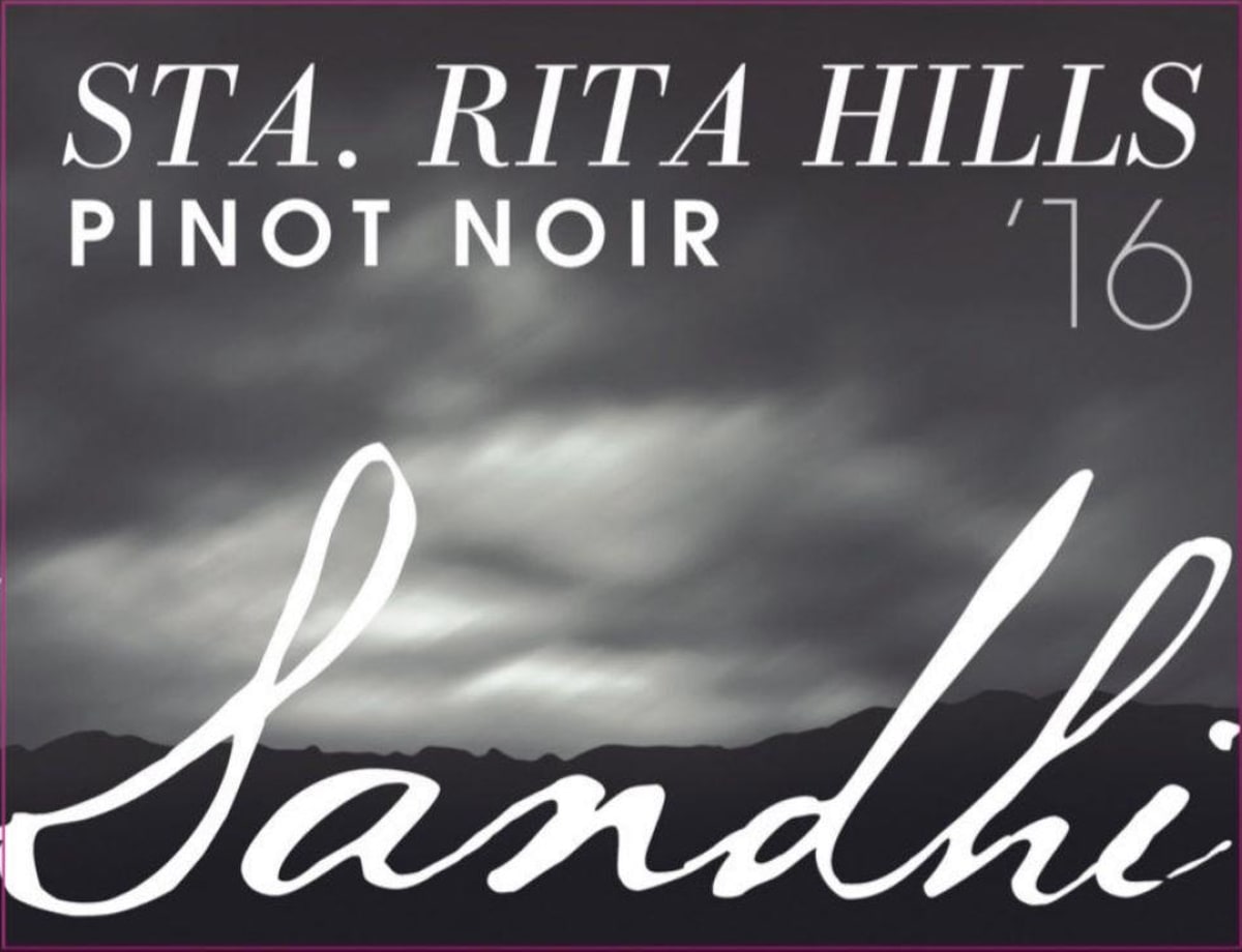 Sandhi Sta. Rita Hills Pinot Noir 2016  Front Label