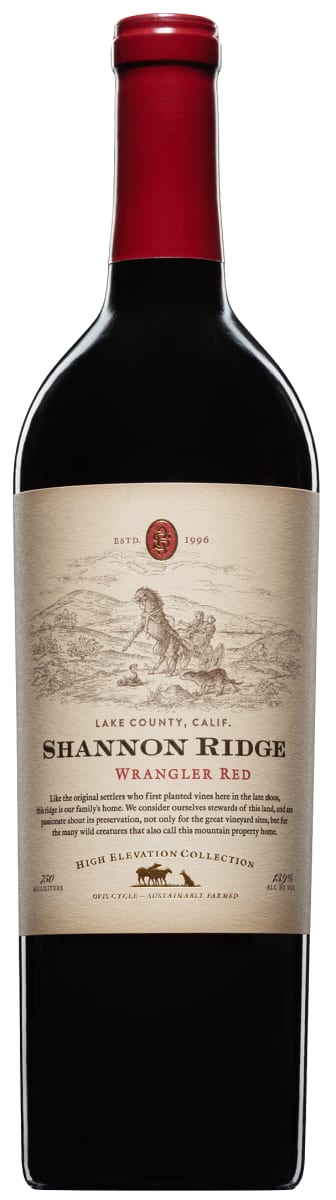 Shannon Ridge Wrangler Red 2020  Front Bottle Shot