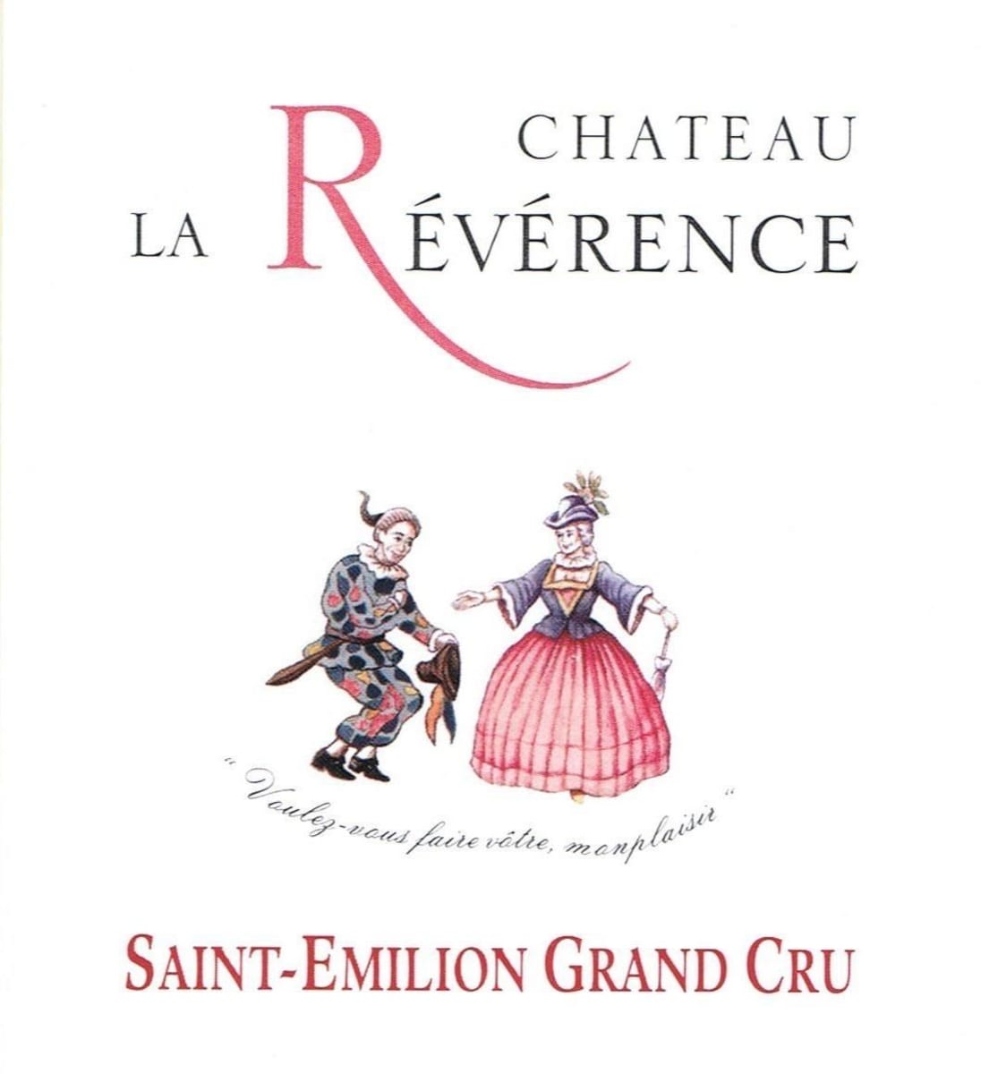 Chateau La Reverence Grand Cru 2016  Front Label