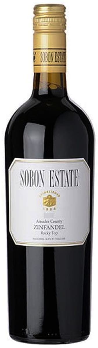 Sobon Estate Rocky Top Zinfandel 2017  Front Bottle Shot